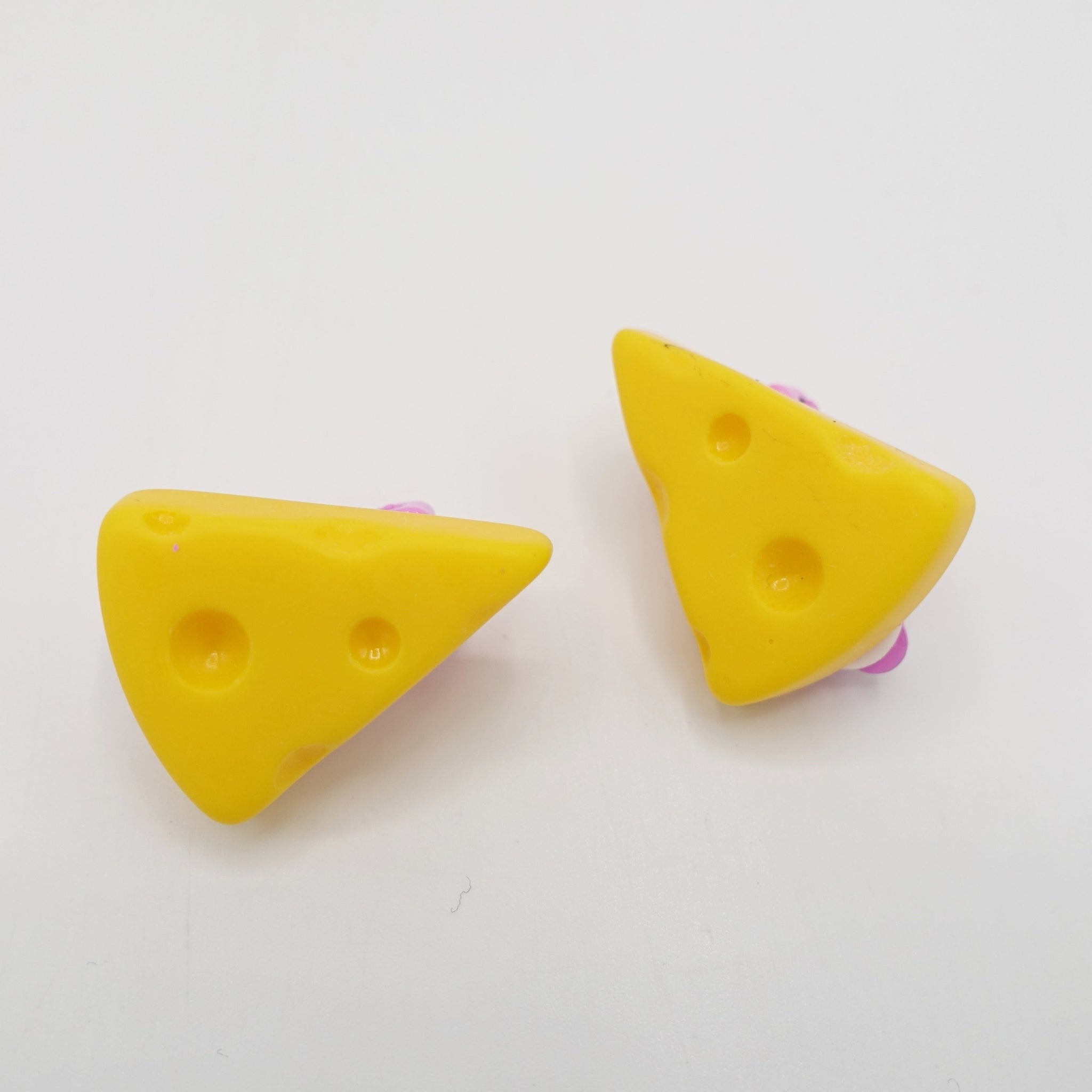 VeryShine Accessories Cheese kids clip on earring food earring for girls