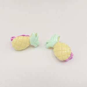 VeryShine Accessories Pineapple kids clip on earring fruit vegetable earring for girls