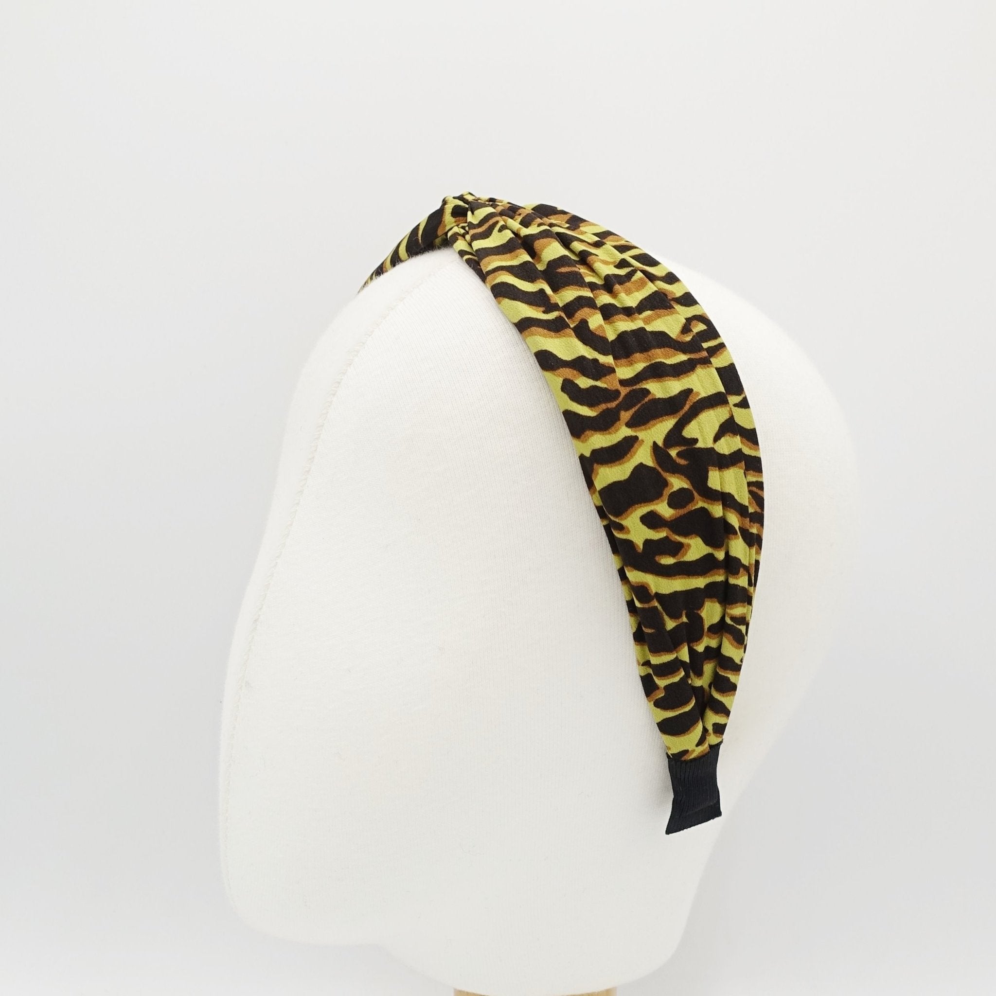 VeryShine animal print headband cross hairband leopard python zebra print twist hair accessory