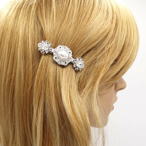 VeryShine antique hair barrette jewel rhinestone baroque style hair accessory for women