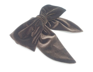 VeryShine Barrette (Bow) velvet hair bow pointed big bow stylish women hair accessory for women