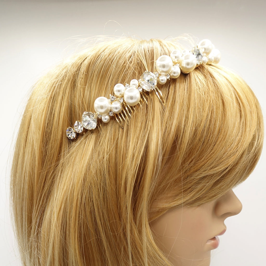 VeryShine bridal comb tiara wedding crown event hair accessory for women
