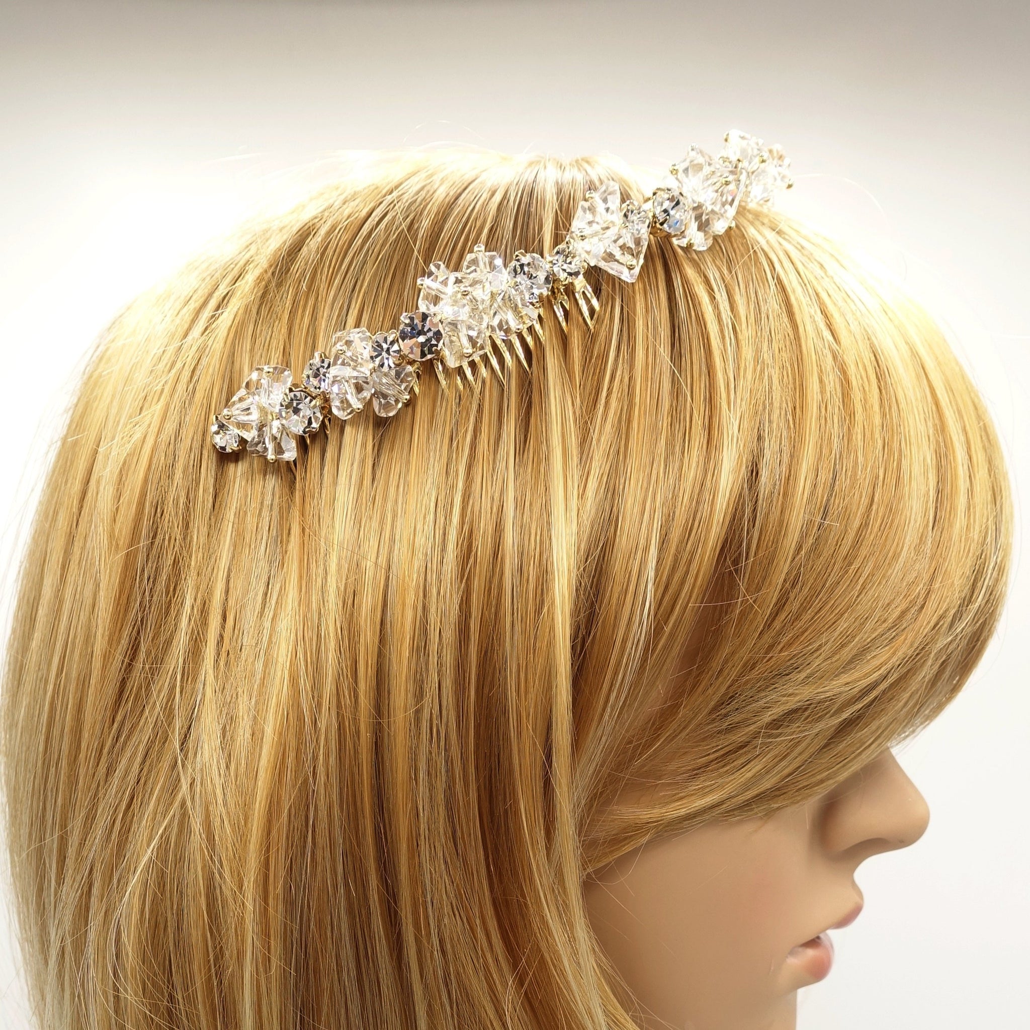 VeryShine bridal comb tiara wedding crown event hair accessory for women