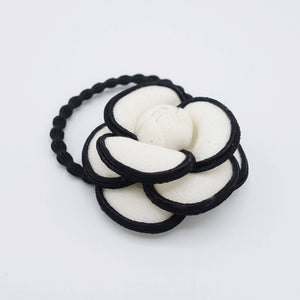 VeryShine camellia hair elastic ponytail holder