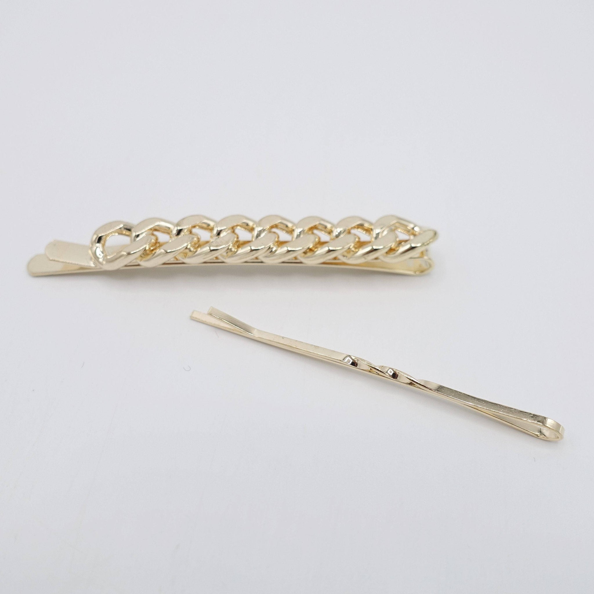 VeryShine chain hair clip set