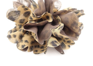 VeryShine chiffon animal leopard print scrunchies women hair tie scrunchie