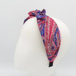 VeryShine chiffon paisley headband bow knotted hairband Summer hair accessory for women