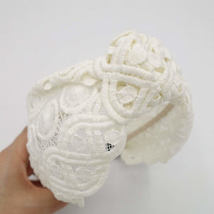 VeryShine circle twist pattern knot headband mesh hairband for women