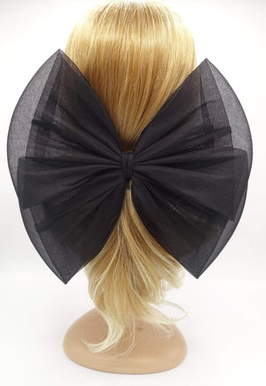 VeryShine claw/banana/barrette Black Jumbo bow event cosplay hair accessory for women