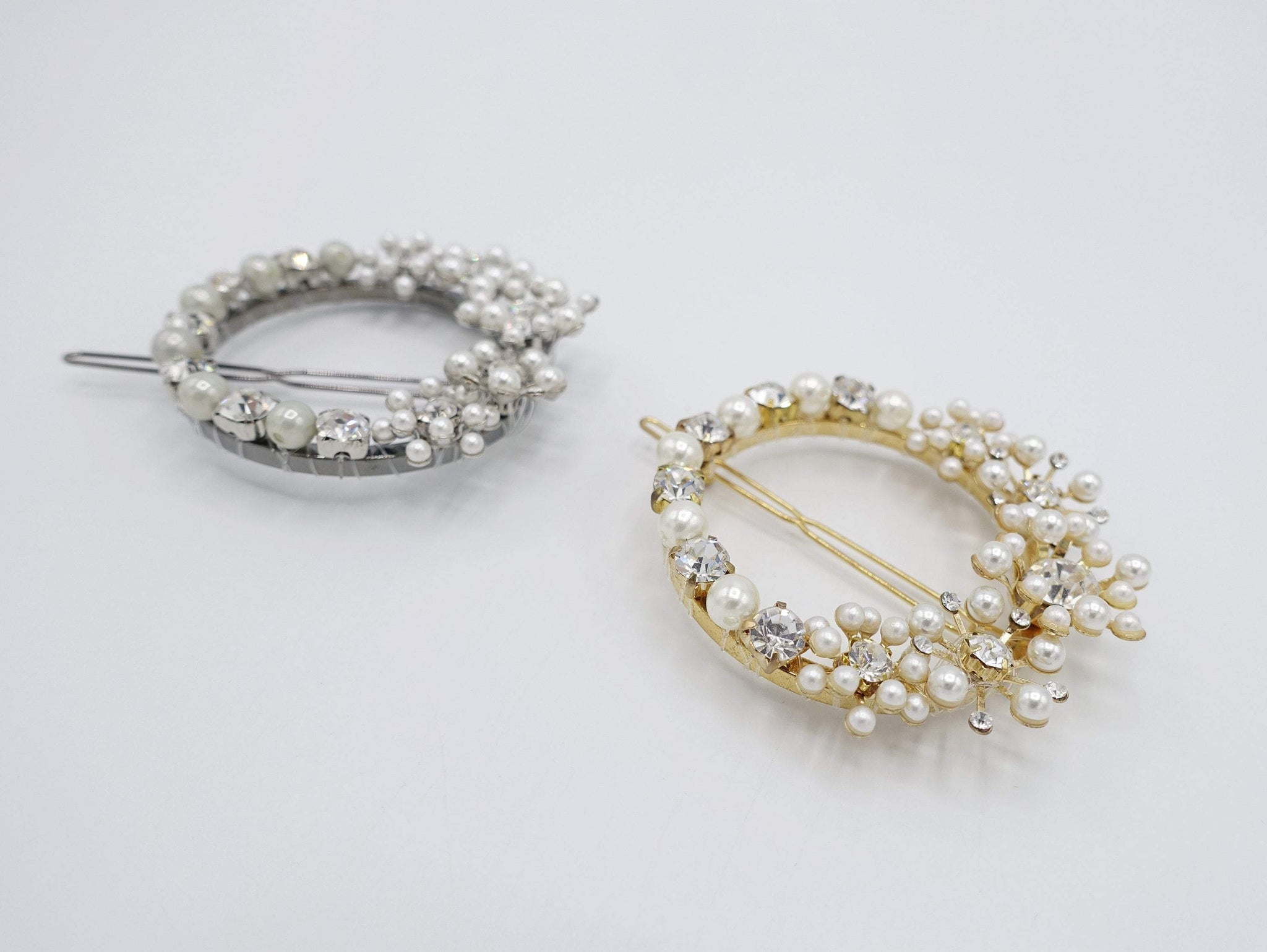 VeryShine claw/banana/barrette bridal pearl rhinestone hair clip flower hair accessory for women