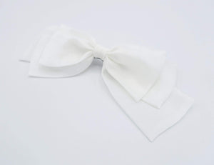 VeryShine claw/banana/barrette floppy hair bow stacked hair bow for women
