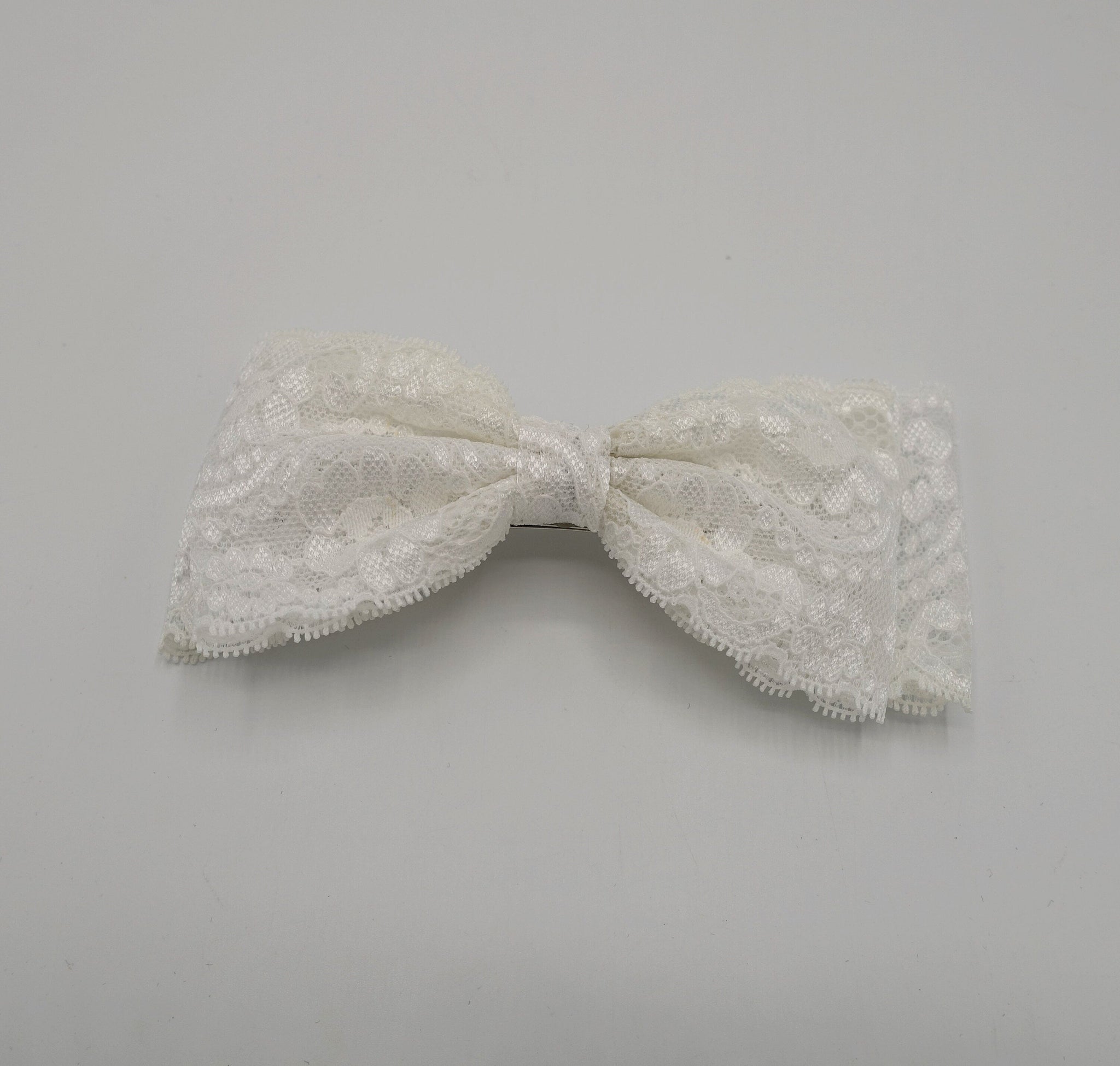 VeryShine claw/banana/barrette floral lace layered bow simple style hair accessory for women