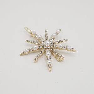 VeryShine claw/banana/barrette Gold Star bang pearl rhinestone hair clip jewel embellished hair for women