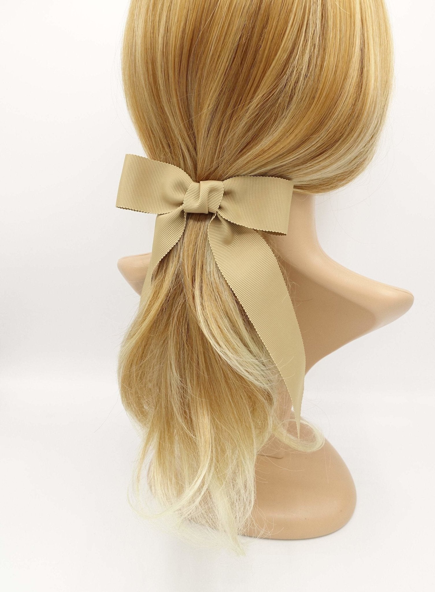 VeryShine claw/banana/barrette grosgrain tail hair bow basic style hair accessory for women