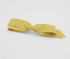 hair bow in yellow 