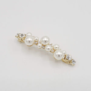VeryShine claw/banana/barrette jewel pearl rhinestone embellished french barrette for women