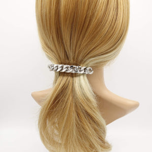 VeryShine claw/banana/barrette metal chain embellished hair barrette for women