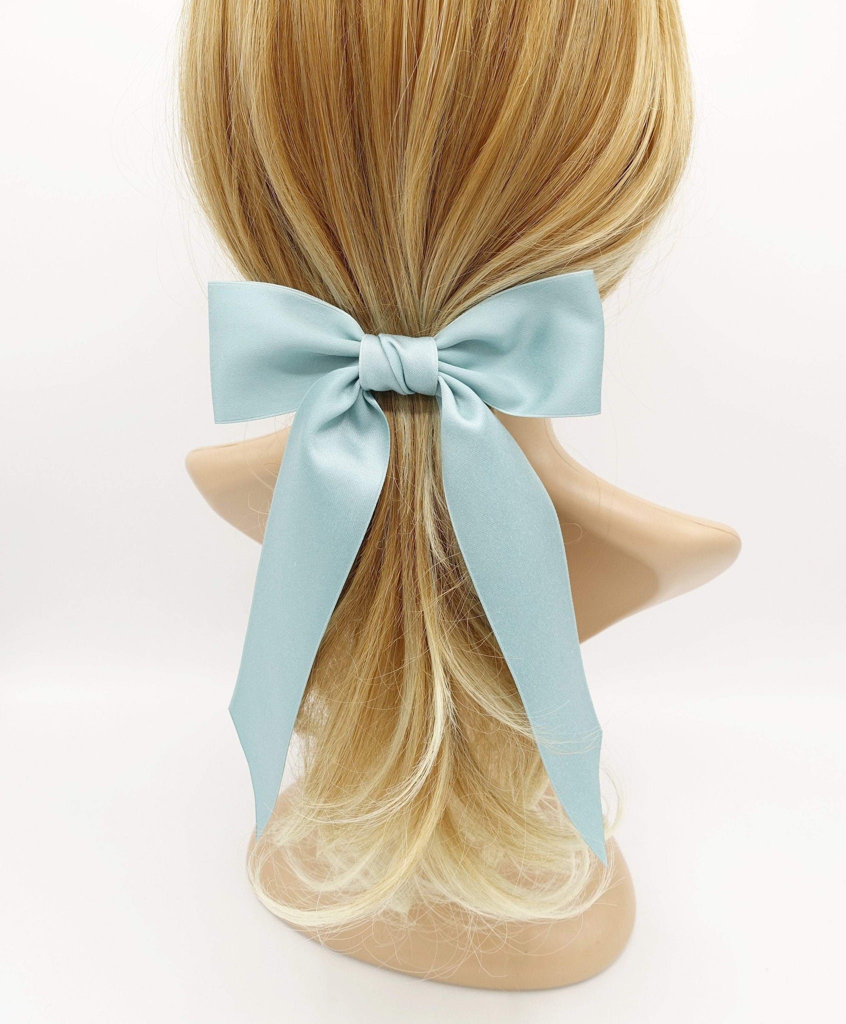VeryShine claw/banana/barrette Mint tail hair bow standard VeryShine hair bow for women