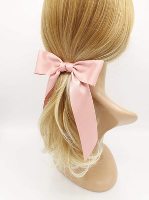 VeryShine claw/banana/barrette Pink tail hair bow standard VeryShine hair bow for women