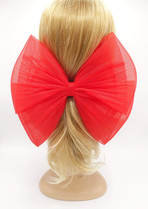 VeryShine claw/banana/barrette Red Jumbo bow event cosplay hair accessory for women