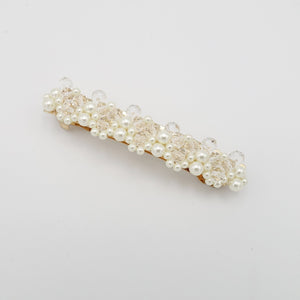 VeryShine claw/banana/barrette tiny pearl ball flower french hair barrette women hair accessory