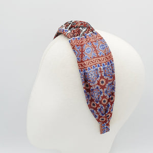 veryshine.com Accessories baroque bohemian print headband knot hairband casual hair accessory for women