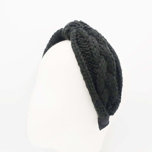 veryshine.com Accessories cable knit headband knotted hairband Winter hair accessory for women