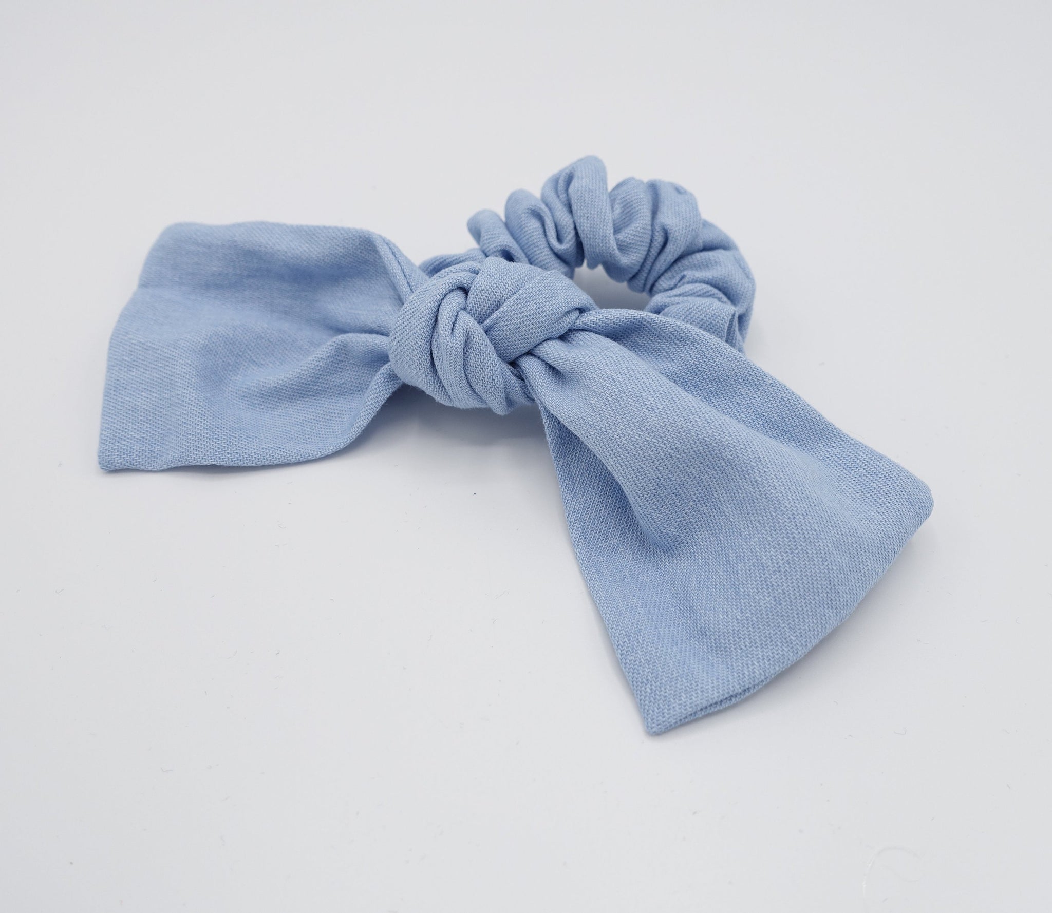 denim bow knot scrunchies - veryshine.com