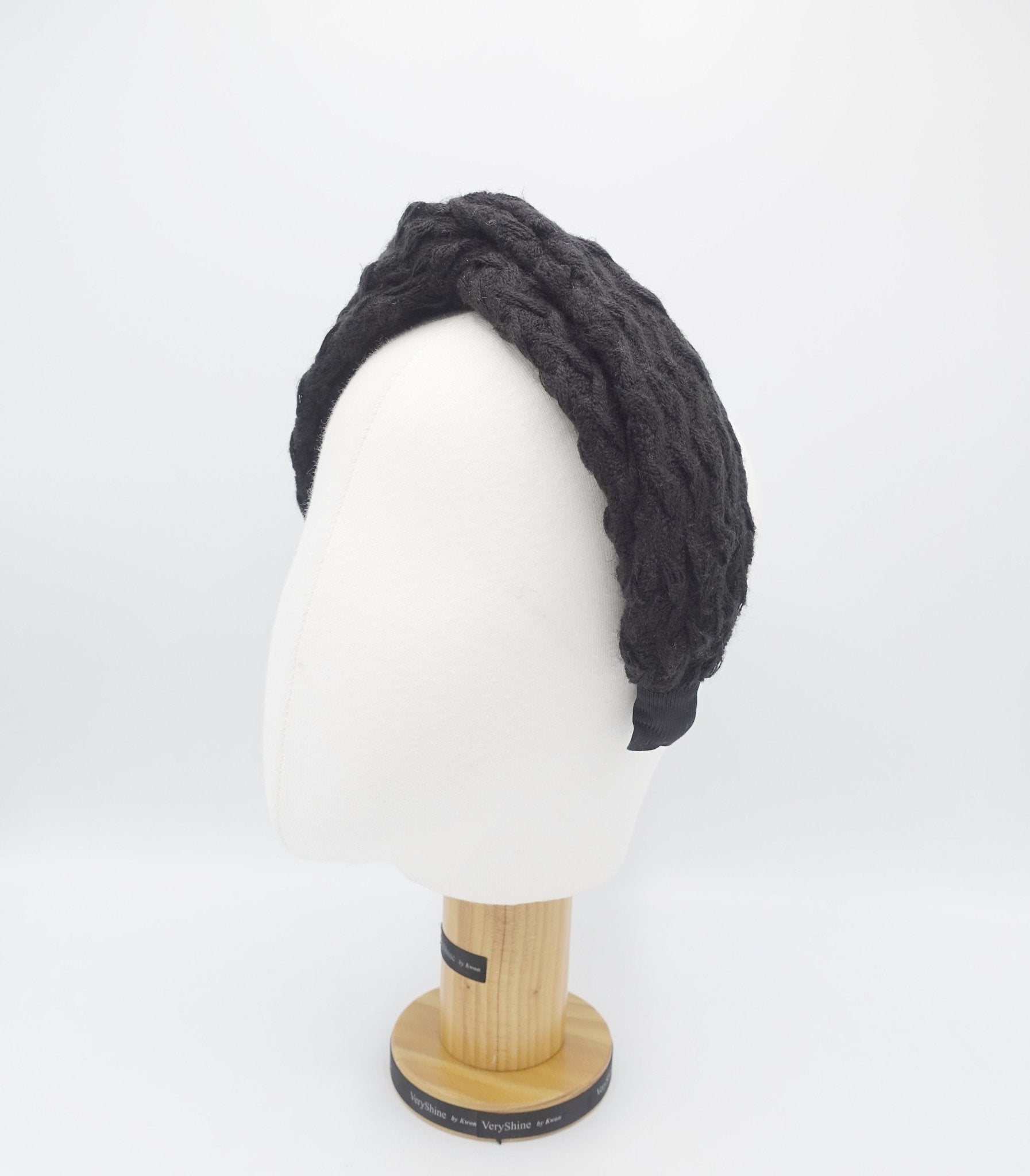 veryshine.com Accessories knit x pattern headband cross style hairband Fall Winter hair accessory for women