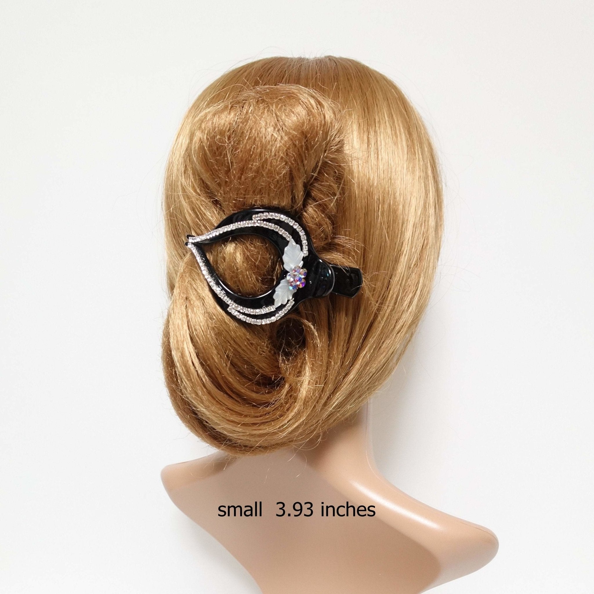 veryshine.com Accessories nacre rhinestone decorated beak hair clip updo hair accessory for women