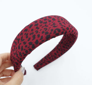 veryshine.com Accessories padded headband animal print hairband for women