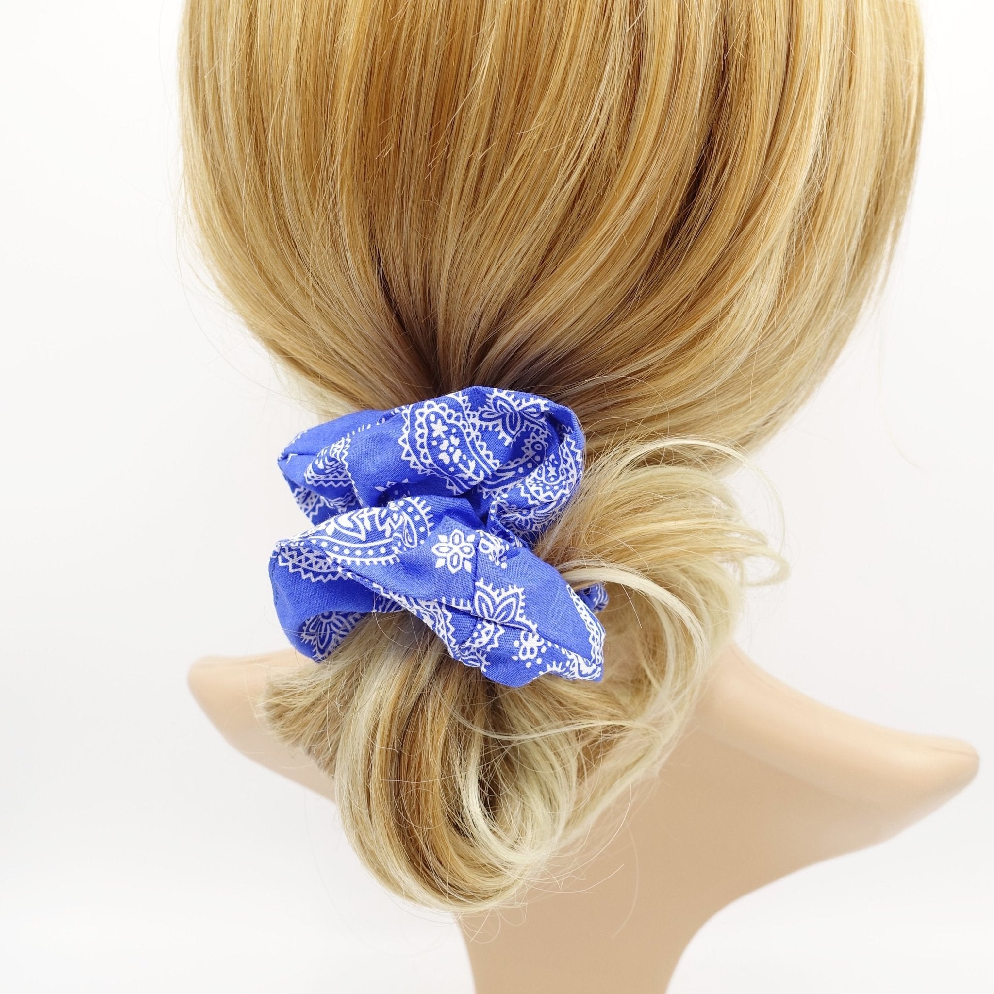 veryshine.com Accessories paisley print scrunchies casual hair elastic scrunchie for women
