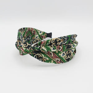 veryshine.com baroque paisley headband twist cross hairband shop for women