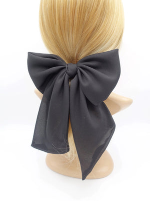 veryshine.com Barrette (Bow) Black chiffon giant hair bow for women