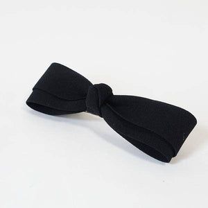 veryshine.com Barrette (Bow) Black Slim and straight Hair Bow French Barrettes Women Hair Accessories
