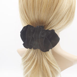 velvet pleats hair bow 