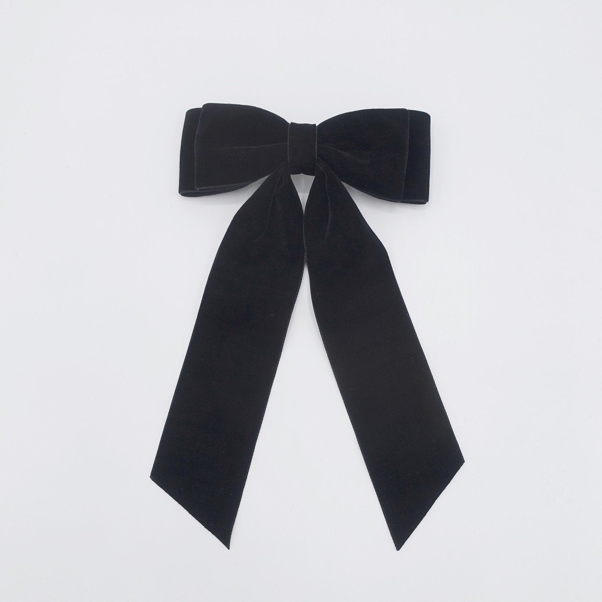 veryshine.com Barrette (Bow) Black velvet hair bow, Naomi hair bow, practical hair bow, must-have hair bow for women