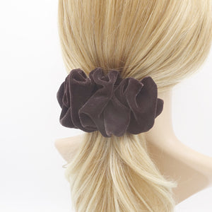 veryshine.com Barrette (Bow) Brown velvet bow, pleated hair bow, hair bow shop for women