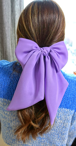veryshine.com Barrette (Bow) chiffon giant hair bow for women