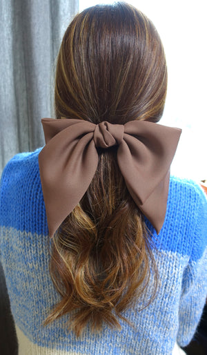 chiffon hair bows 