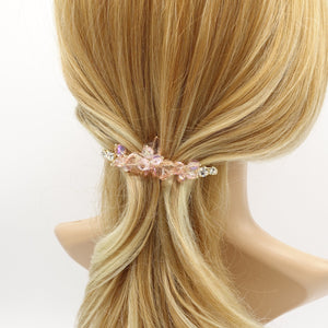 veryshine.com Barrette (Bow) crystal glass beaded hair barrette