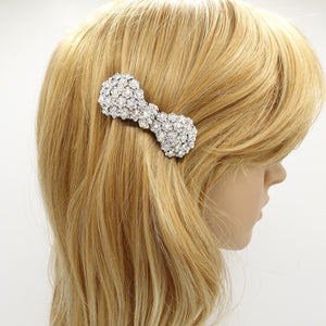 veryshine.com Barrette (Bow) Crystal rhinestone embellished small hair bow barrette