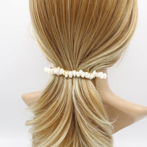veryshine.com Barrette (Bow) faux pearl beaded hair barrette for women