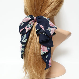 veryshine.com Barrette (Bow) floral cancan chiffon ruffle bow folding wave hair french barrette woman hair accessory