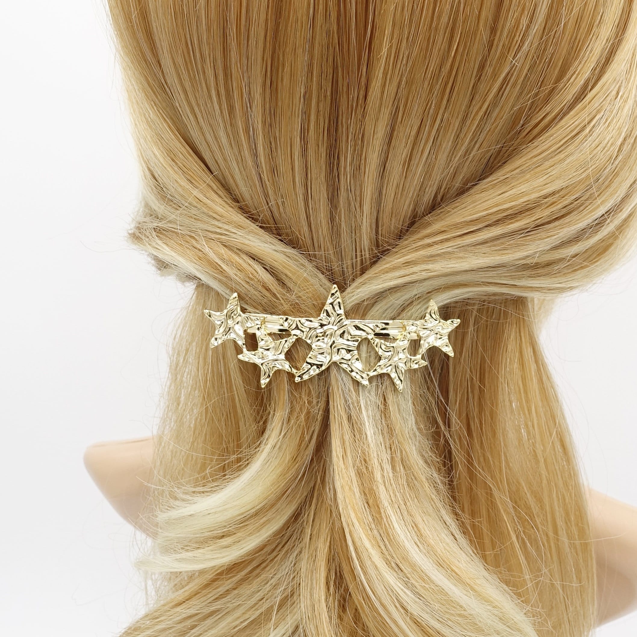 star hair barrette metal hair accessory for women display picture 3
