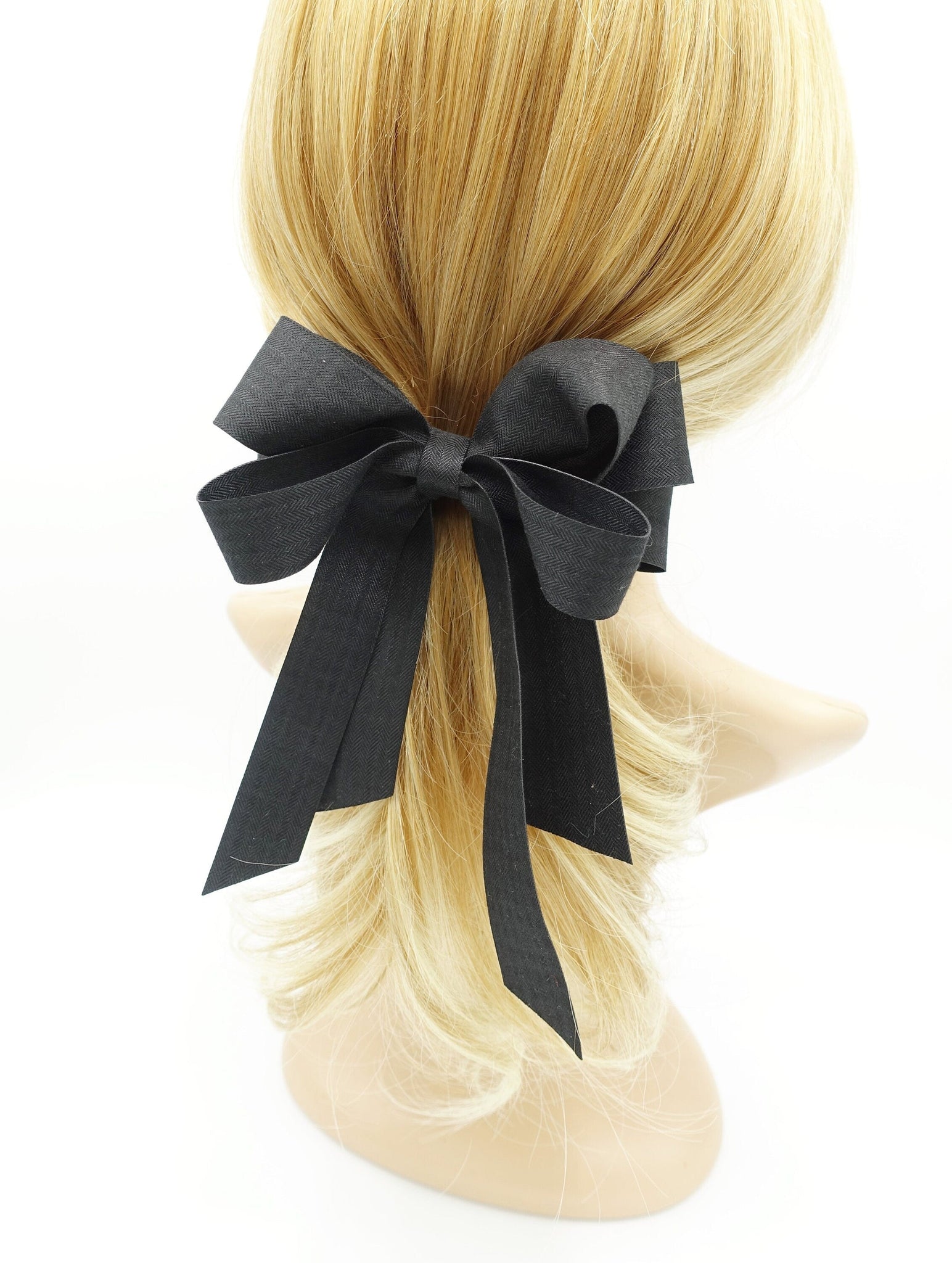 veryshine.com Barrette (Bow) herringbone multi wing hair bow hair accessory for women