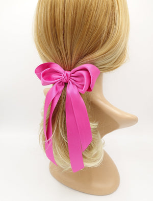 Ribbon Bow Hair Clip, Double Bow, Hair Clip