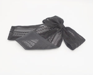 veryshine.com Barrette (Bow) mesh lace organza hair bow for women