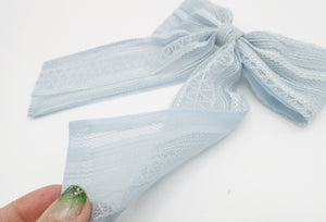 veryshine.com Barrette (Bow) mesh lace organza hair bow for women
