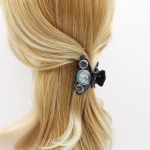veryshine.com Barrette (Bow) mini rhinestone hair claw, button hair claw, small hair claw for women